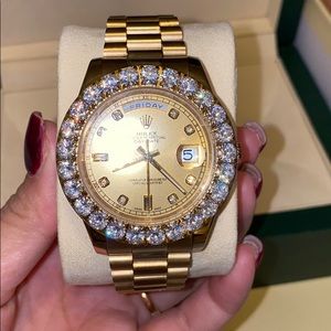 Rolex men watch presidential